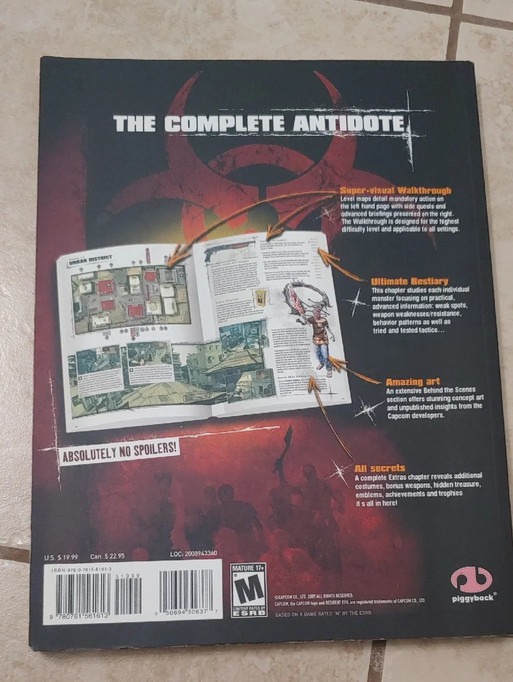 Resident Evil 5 The Complete Official Guide Book Piggyback